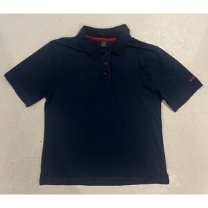 CVS PHARMACY Employee Work Uniform Polo Shirt Women's XL Blue Short Sleeve